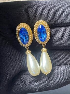 Vintage Swarovski earrings.